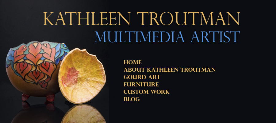 Kathleen Troutman Gourd Art